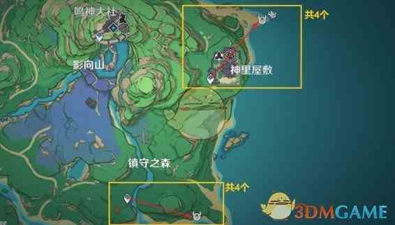 《原神》海乱鬼分布图一览