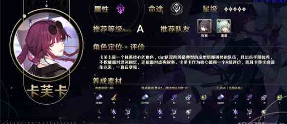 《原神》卡妈0魂毕业面板数据一览