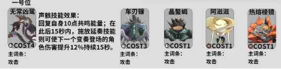 《鸣潮》秋水声骸搭配方案一览
