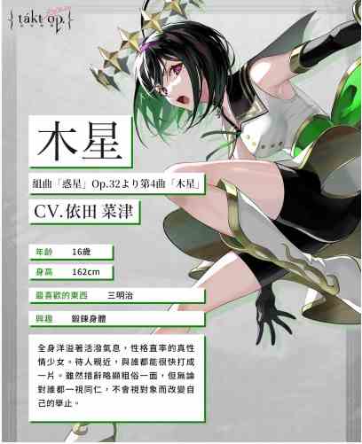 《宿命回响：弦上的叹息》木星角色介绍一览