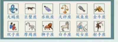 《沙雕的日常》找出十二星座通关攻略
