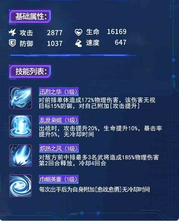 《远征将士》孙尚香介绍一览