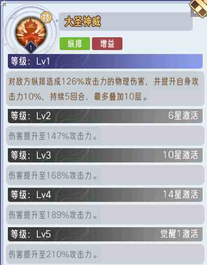 《逍遥九重天》孙悟空技能图鉴
