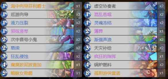 《炉石传说》疲劳术卡组代码分享