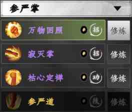 《下一站江湖2》参严掌招式一览