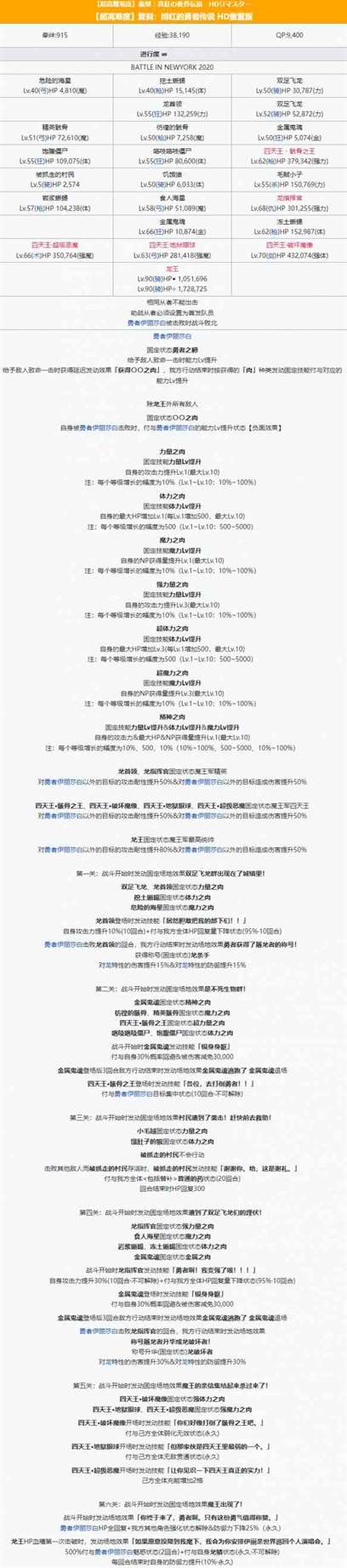 《FGO》剑龙娘超高难本攻略