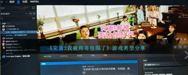 《完蛋2我被帅哥包围了》游戏类型分享