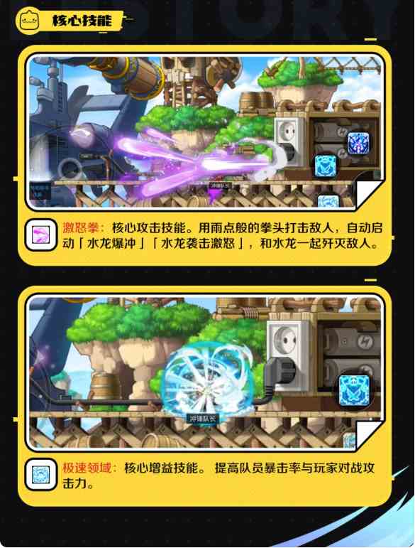 《冒险岛枫之传说》冲锋队长职业介绍一览