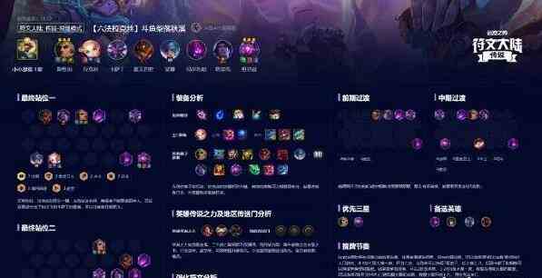 《云顶之弈手游》S9六法拉克丝阵容装备搭配
