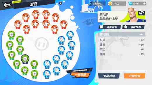 《全明星街球派对手游》菲利普潜能推荐一览