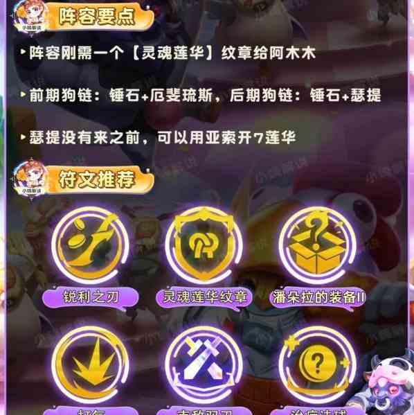 《云顶之弈手游》7D莲华狙阵容强度一览