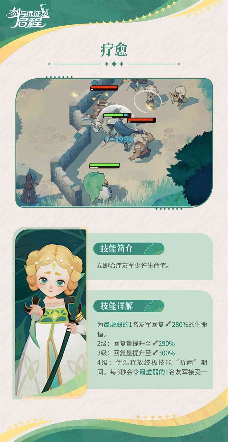 《剑与远征：启程》伊温角色图鉴
