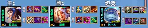 《金铲铲之战》拉克丝风女阵容装备搭配