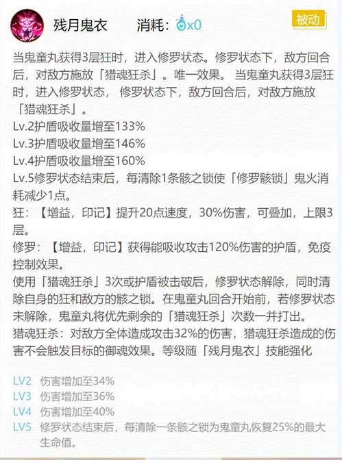 《阴阳师》2024鬼童丸御魂搭配介绍