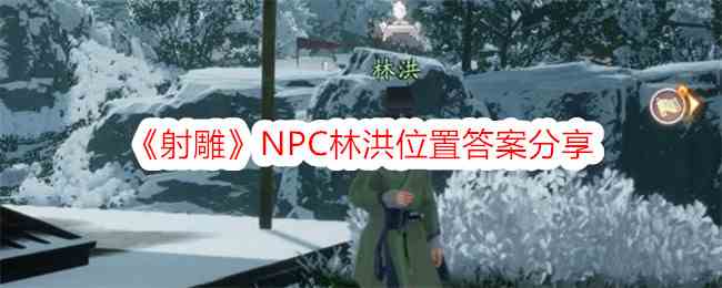 《射雕》NPC林洪位置答案分享