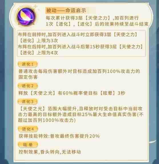 《小小仙王》加百列角色培养攻略