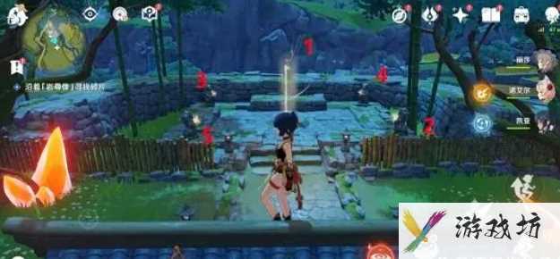 《原神》沿着岩尊像寻找碎片点亮顺序一览