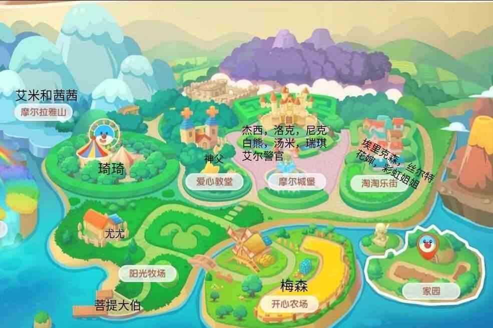 《摩尔庄园》杰西位置介绍