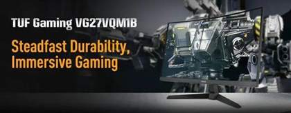 华硕 VG27VQM1B 27 英寸曲面显示器：1080P 280Hz 高刷新率，电竞玩家首选