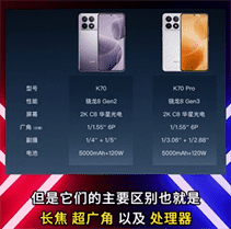 红米K70 vs K70 Pro：深入比较性价比，哪款手机更值得入手？