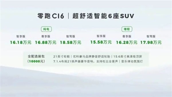 零跑6座SUV价格查询：最新报价及优惠信息