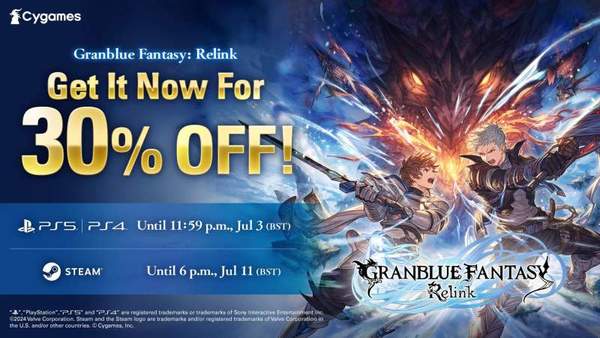 碧蓝幻想:RelinkPS和Steam 7折优惠，限时抢购！