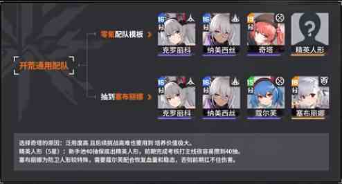 少女前线2追放PVP阵容搭配|少女前线2追放PVP必胜阵容介绍