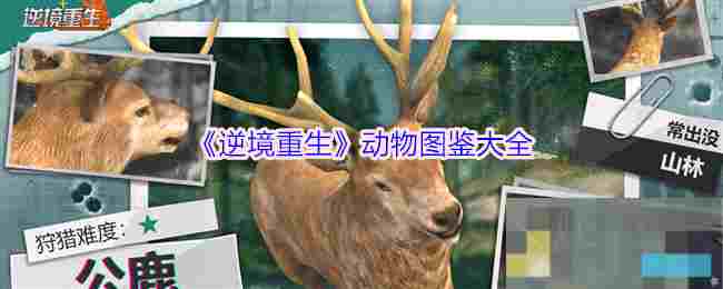 《逆境重生》动物图鉴大全