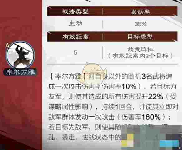 《率土之滨》新五星武将晋胡芳介绍