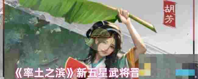 《率土之滨》新五星武将晋胡芳介绍
