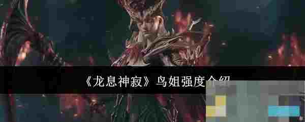 《龙息神寂》鸟姐强度介绍