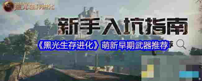 《黑光生存进化》萌新早期武器推荐
