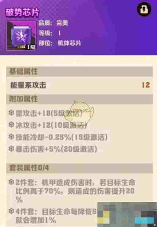 《向僵尸开炮》机甲芯片搭配推荐