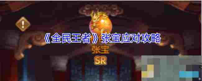 《全民王者》张宝应对攻略