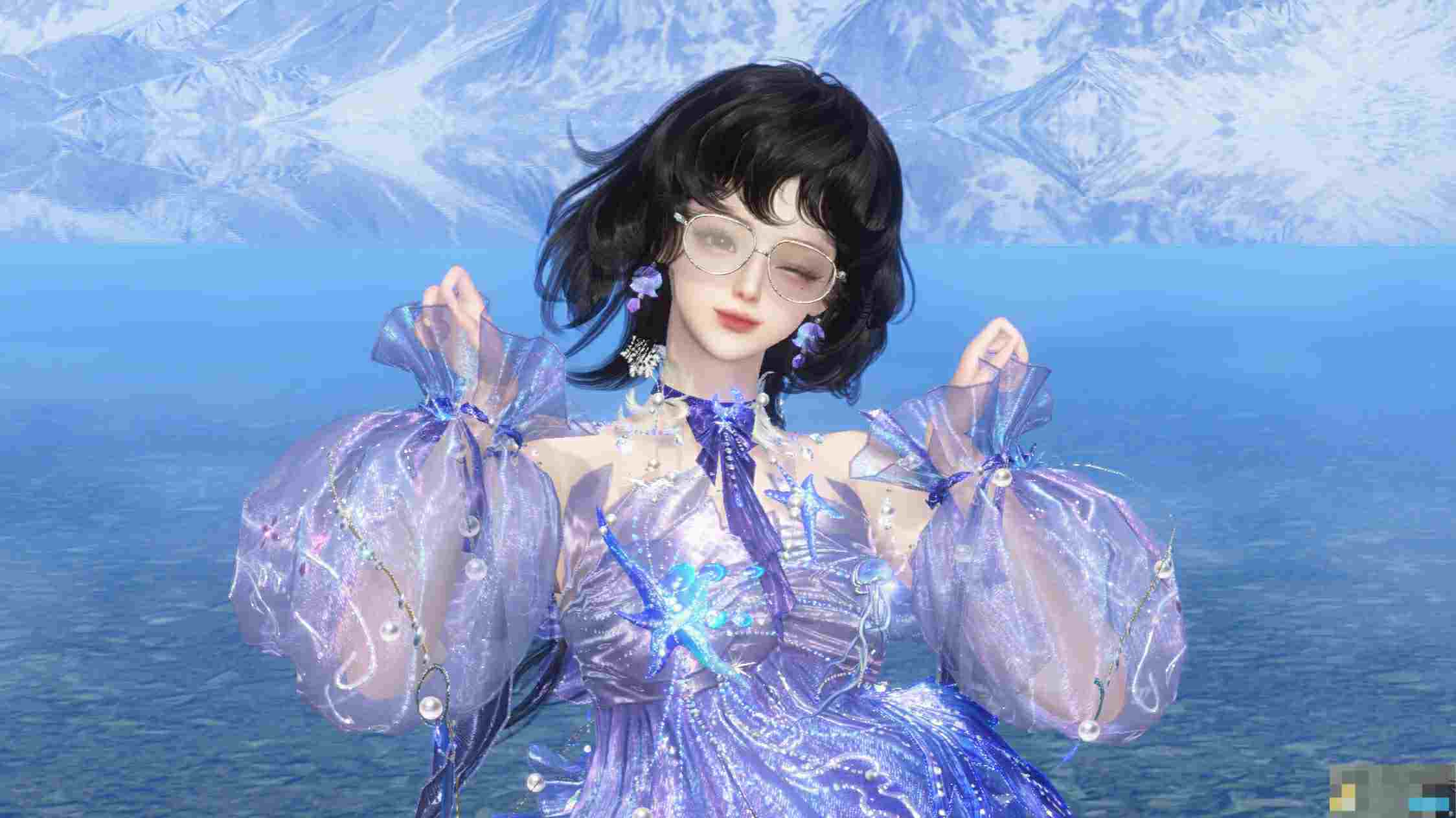 《逆水寒手游》全新时装海月漫歌专属动作一览