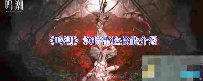 《鸣潮》坎特蕾拉技能介绍
