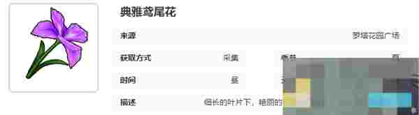 《开放空间》罗塔花园广场采集物图鉴