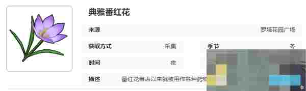 《开放空间》罗塔花园广场采集物图鉴