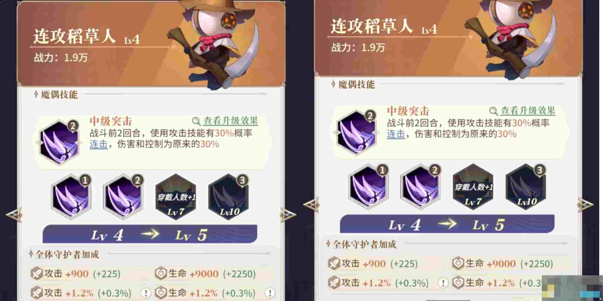 《永夜降临：复苏》连攻稻草人属性解析及搭配推荐