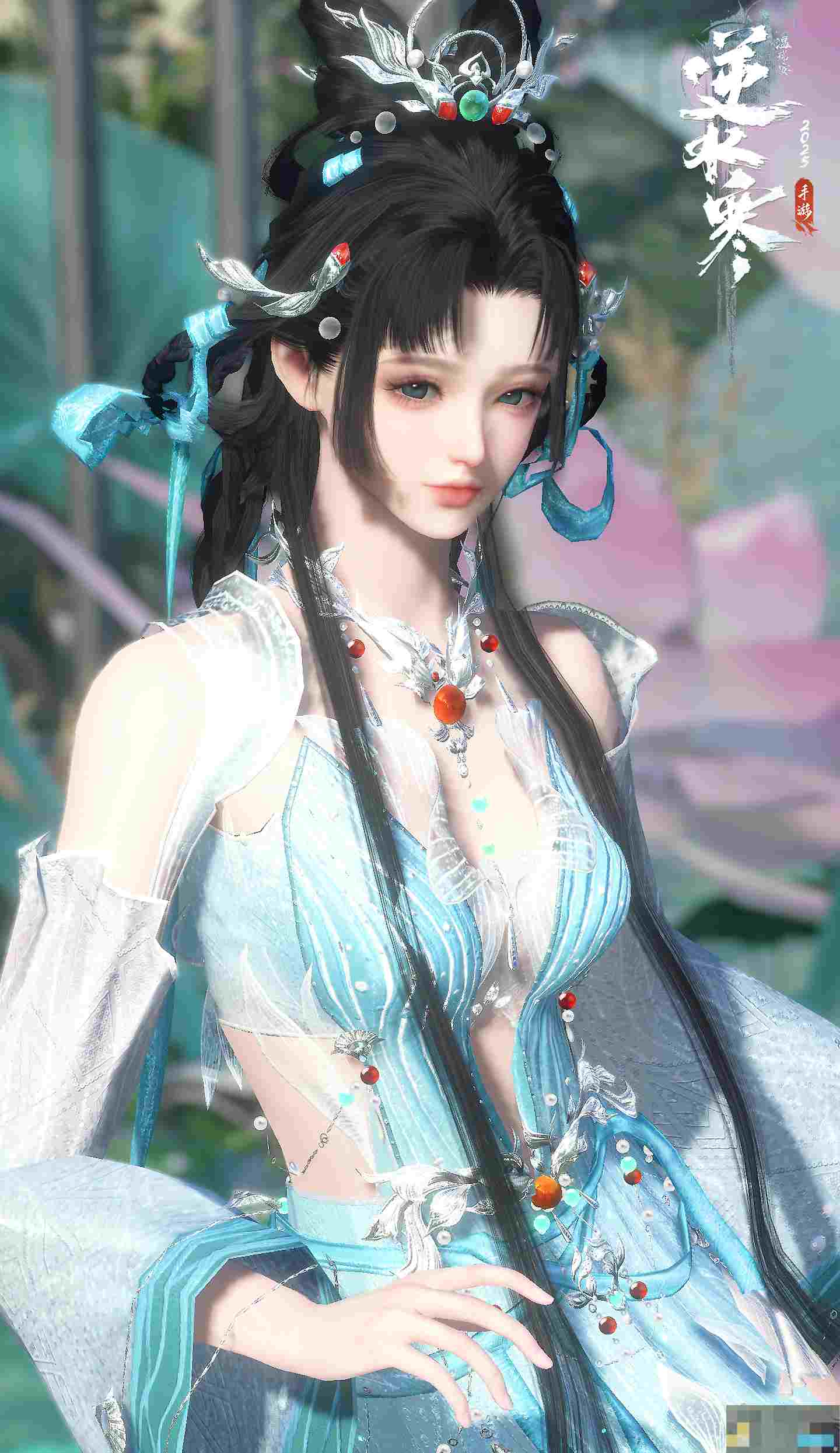 《逆水寒手游》洛神芳蔼皮肤一览