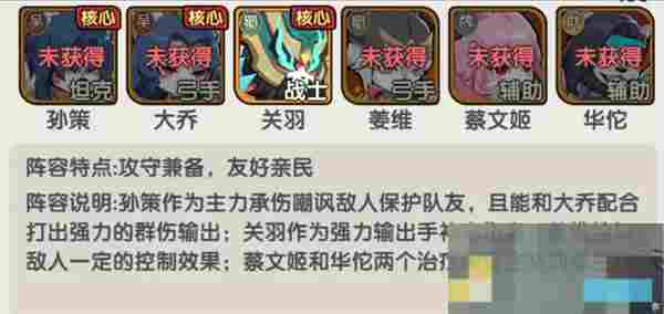 《将军留步》阵容搭配推荐