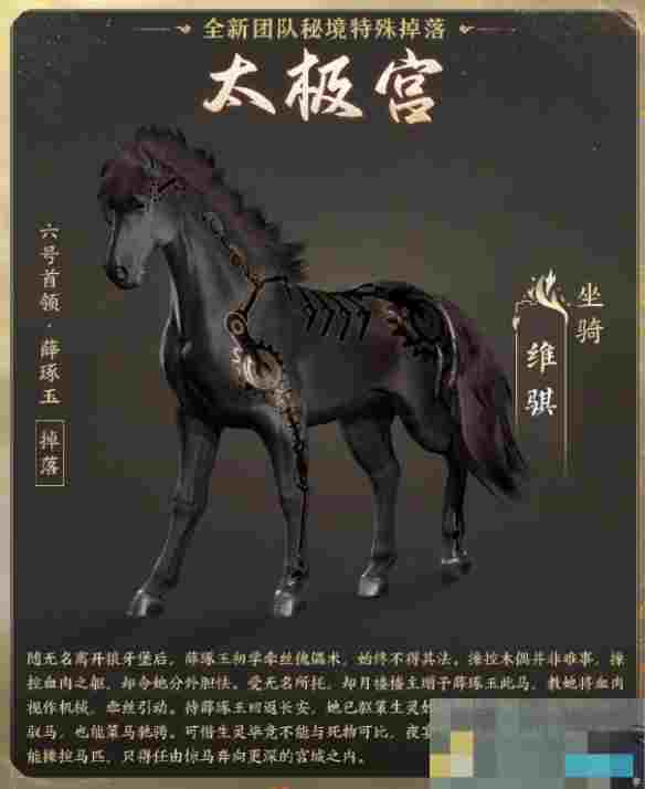 《剑网3》太极秘录版本团队秘境特殊掉落一览
