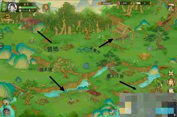 《桃源记2》地图资源点位及商人点位一览