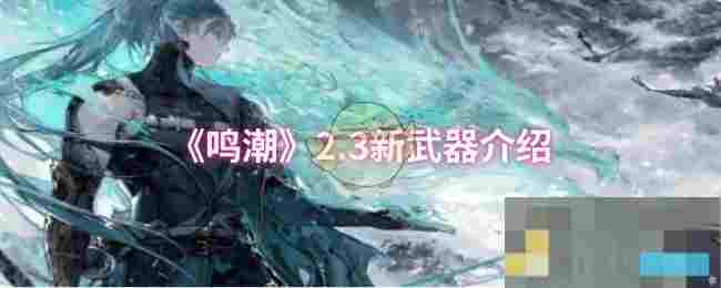 《鸣潮》2.3新武器介绍