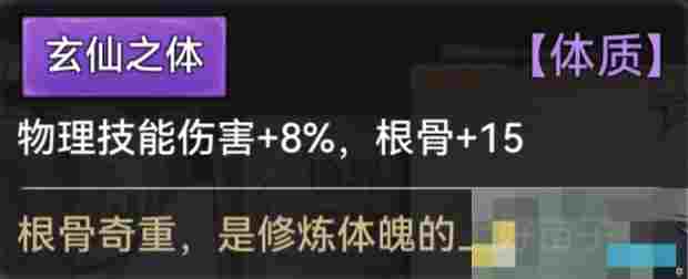《最强祖师》全体质图鉴一览