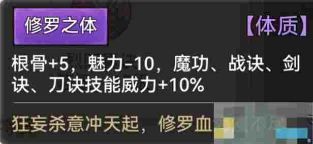 《最强祖师》全体质图鉴一览