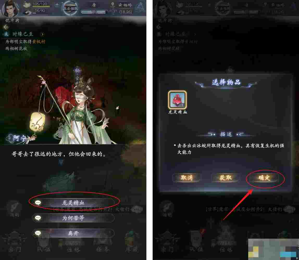 《云深掌门路》阿宁的心迹任务攻略