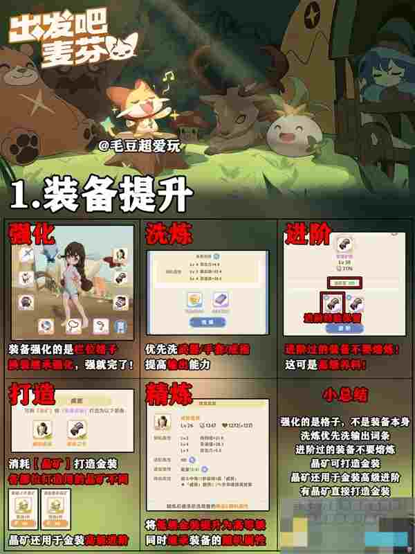 《出发吧麦芬》新手战力快速提升指南
