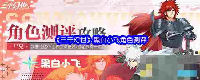 《三千幻世》黑白小飞角色测评