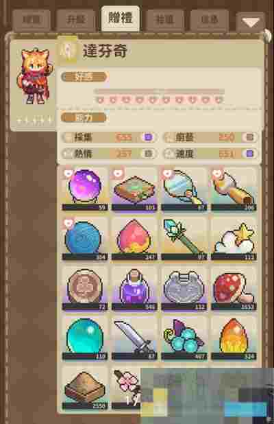 《非日常邂逅故事》礼物与好感度介绍